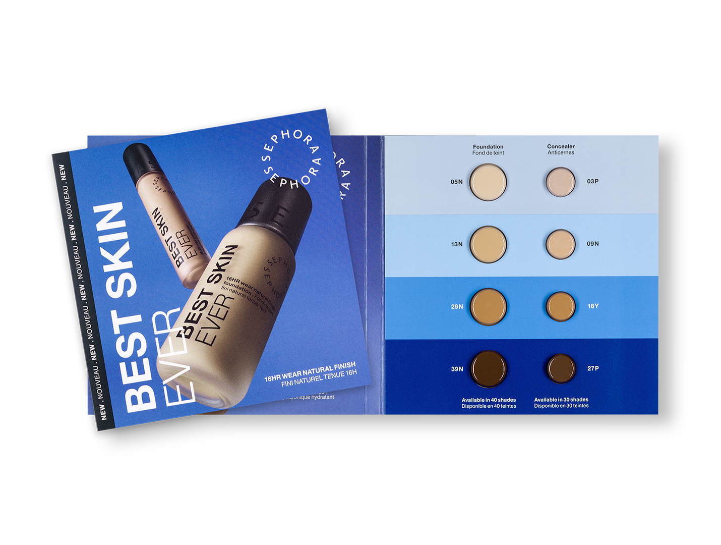 Échantillon Sephora Best Ever Skin fond de teint