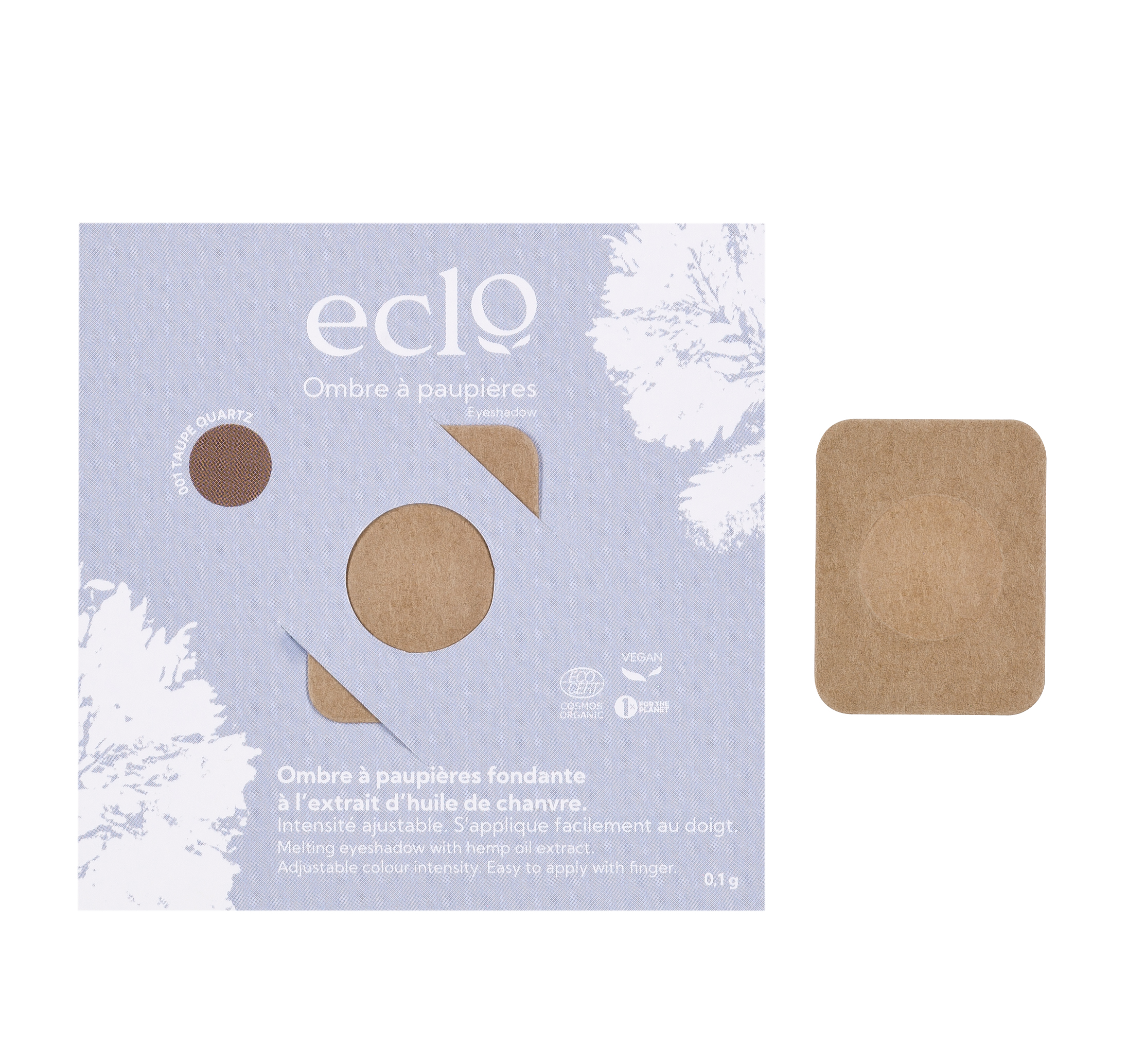 Échantillon en papier pour produits anhydres